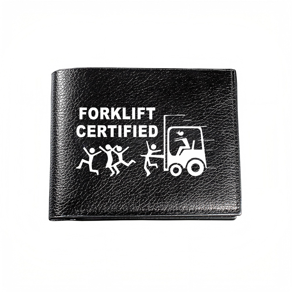 Interior Design Industrial Style - Forklift Certified Wallet With Fun Industrial