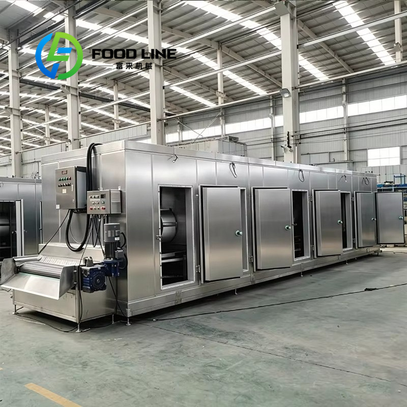 Interior Design Zoning - Tunnel Quick Freezing Machine Separate Cold
