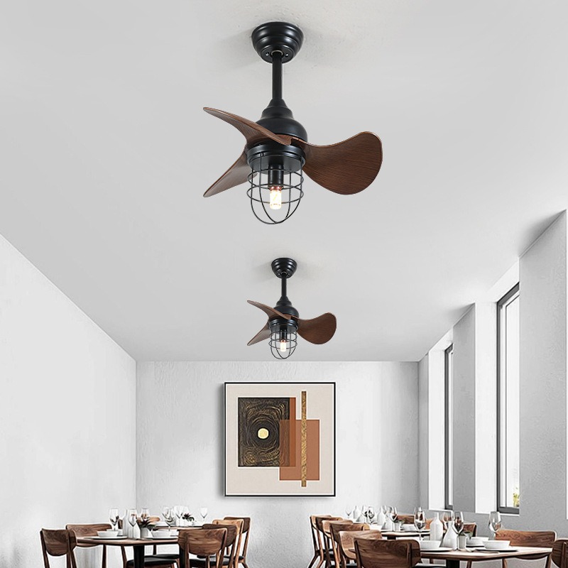 American Retro Ceiling Fan Lam - đánh giá và giá Interior Design Industrial Style
