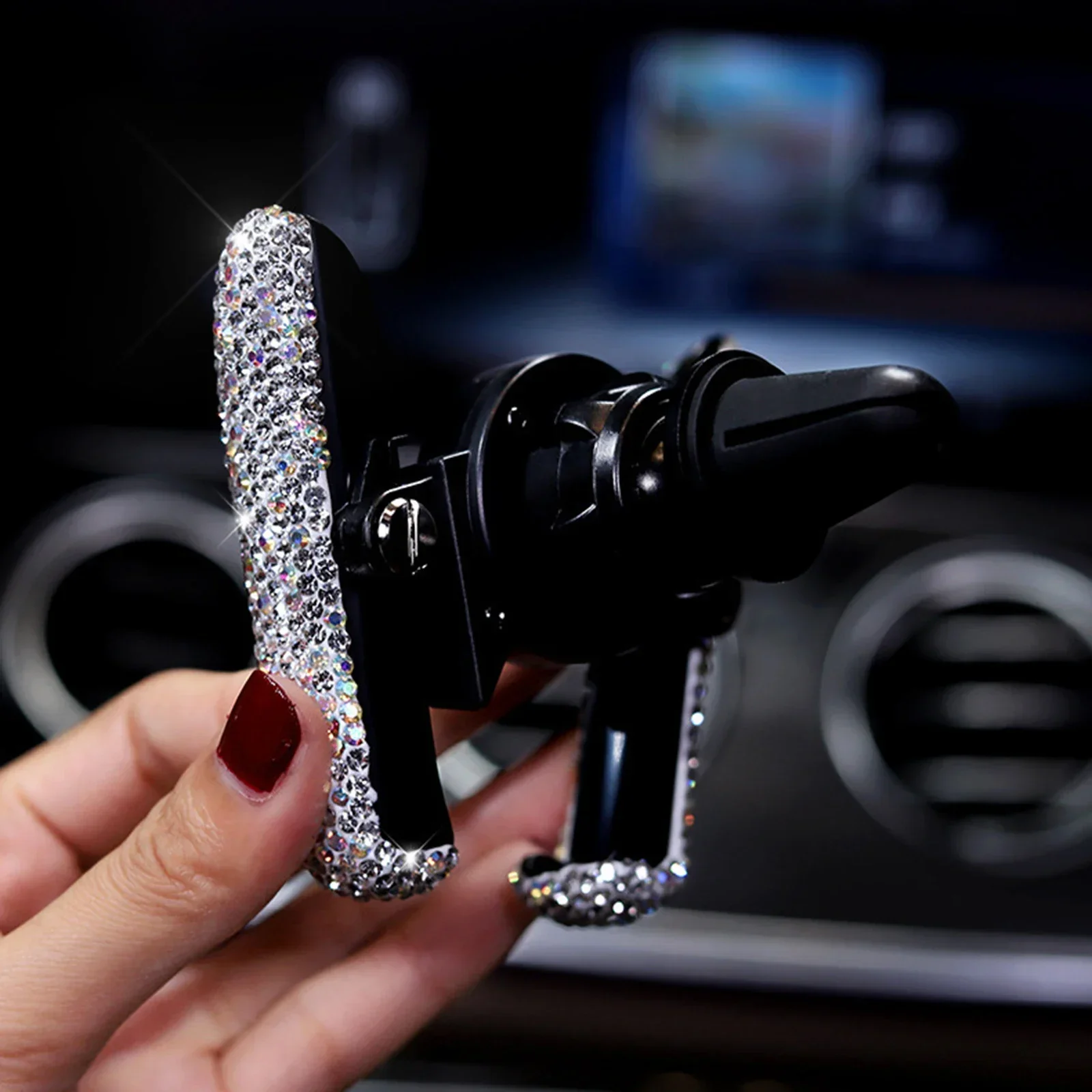 New Car Phone Holder Diamond C - đánh giá và giá Interior Design Texture