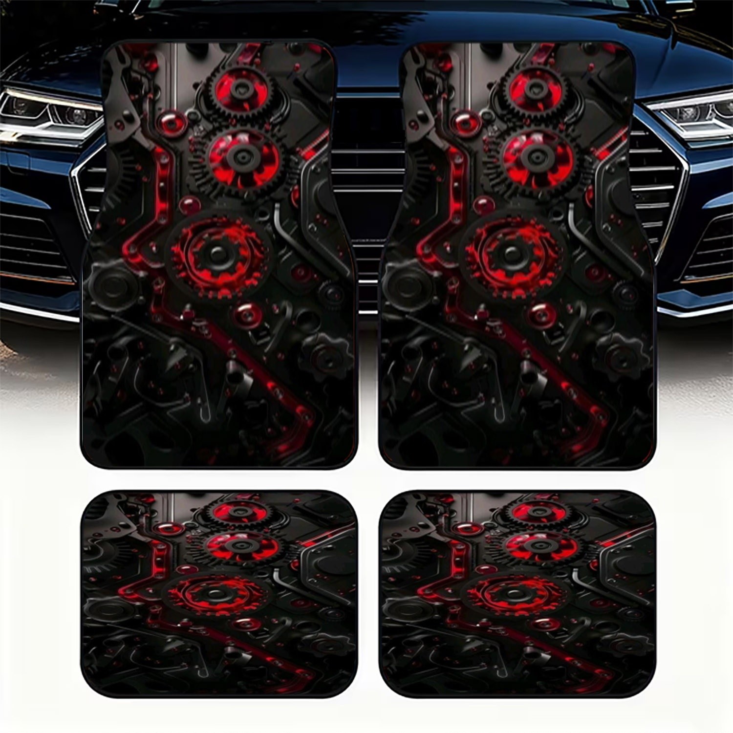 4pcs Car Floor Mats, Futuristi - đánh giá và giá Interior Design Industrial Style