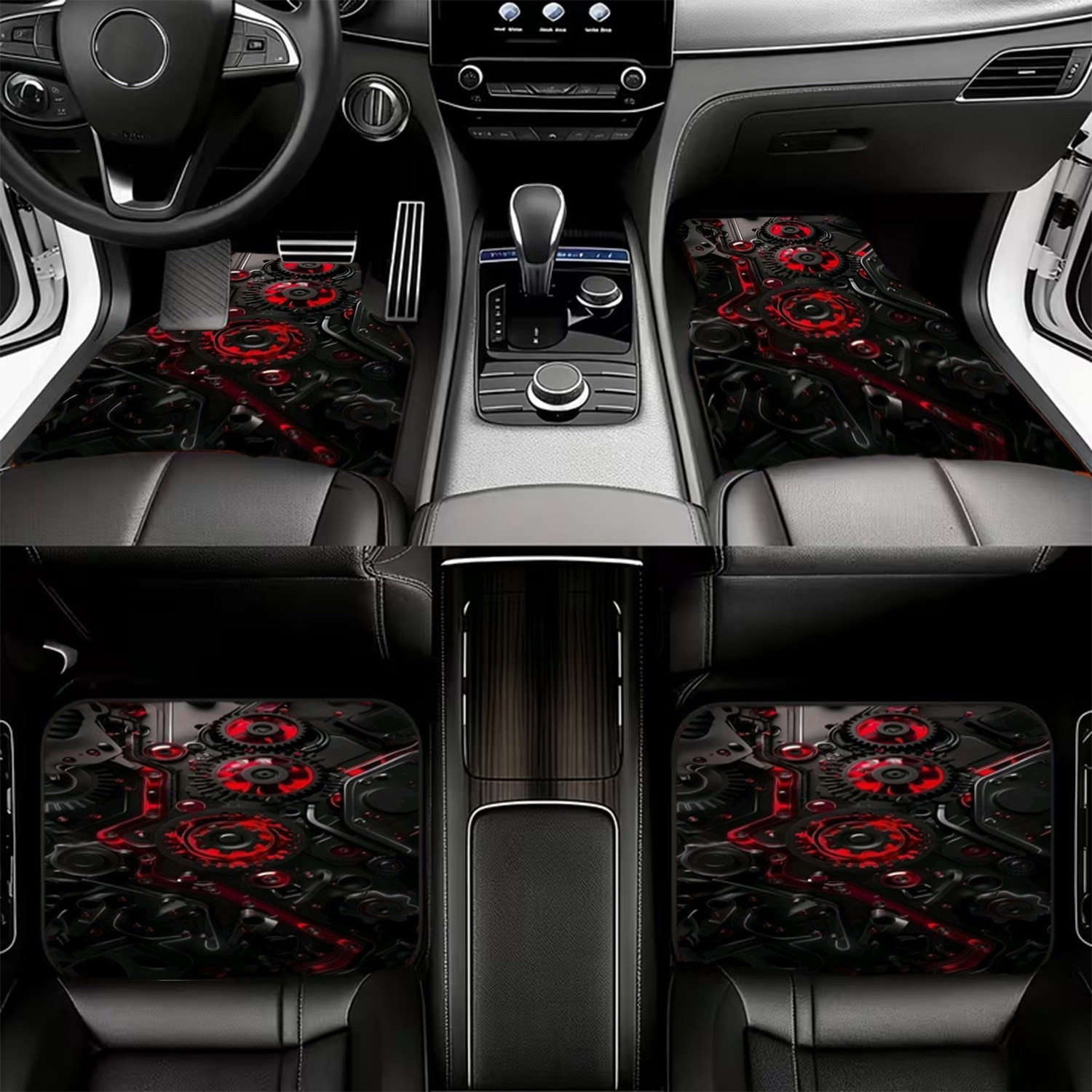 4pcs Car Floor Mats, Futuristi - đánh giá và giá Interior Design Industrial Style
