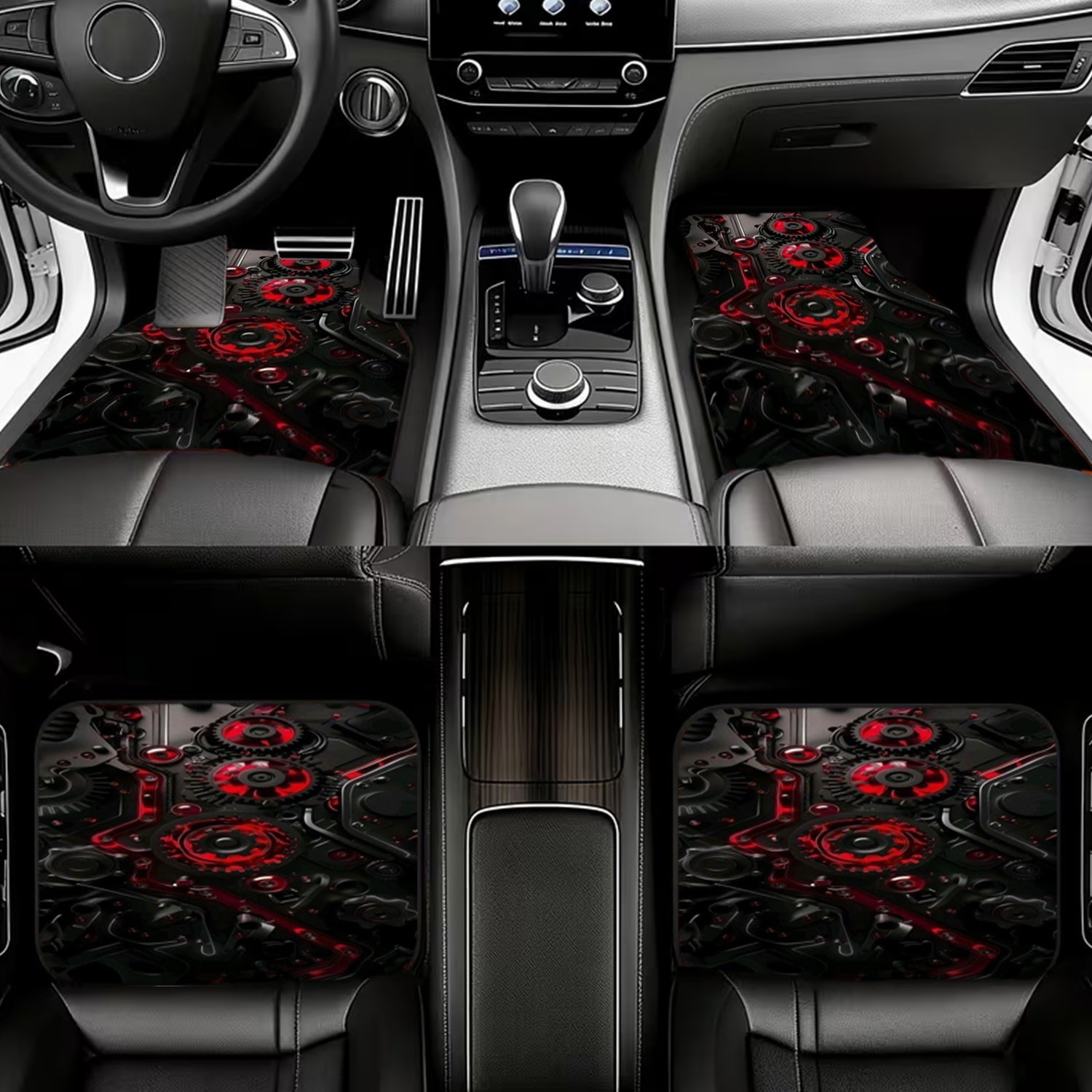 4pcs Car Floor Mats, Futuristi - đánh giá và giá Interior Design Industrial Style
